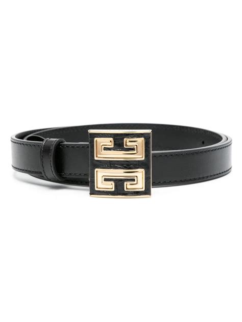 Givenchy 4G Buckle Leather Belt 